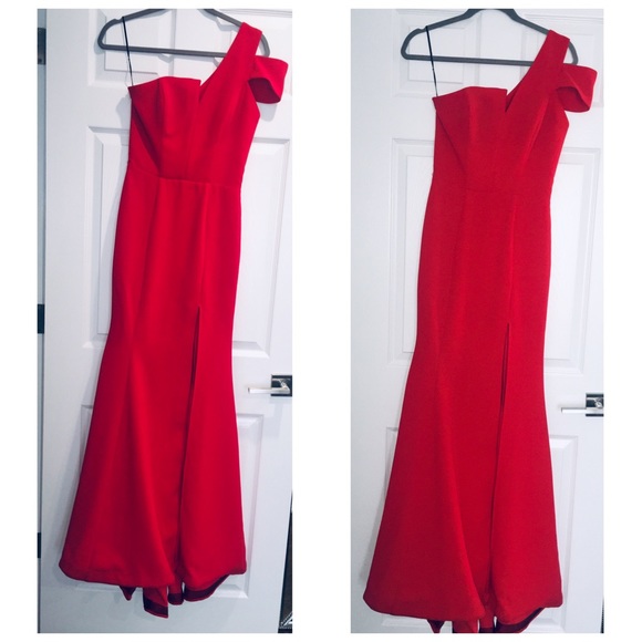 Nicole Bakti Red Dress - Picture 2 of 4